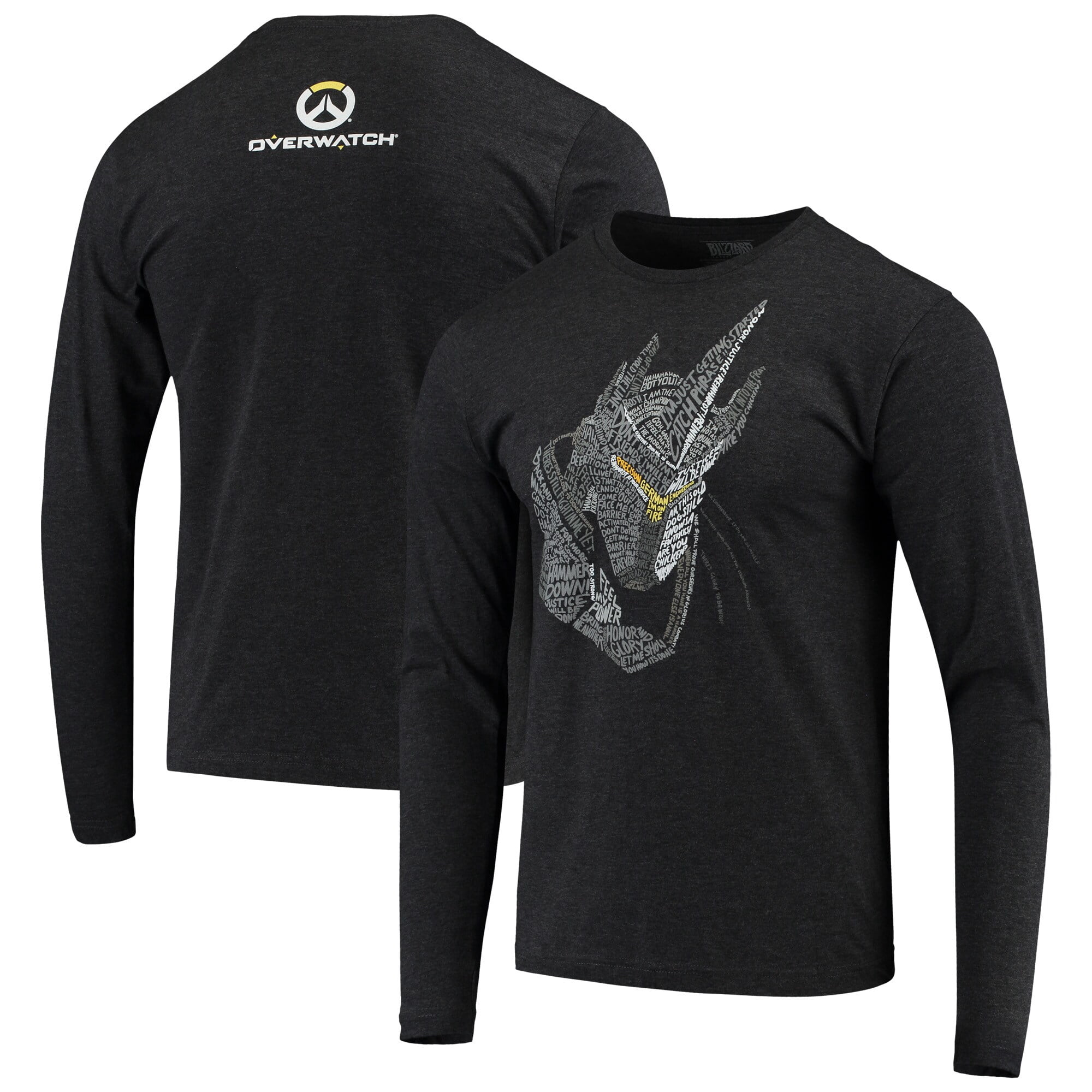 Jinx Reinhardt Overwatch J Nx Phrase Long Sleeve T Shirt Black Walmart Com Walmart Com
