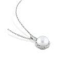 thumbnail image 3 of Everly Women's Cultured Pearl and Diamond Sterling Silver Jewelry Set, 3 of 7