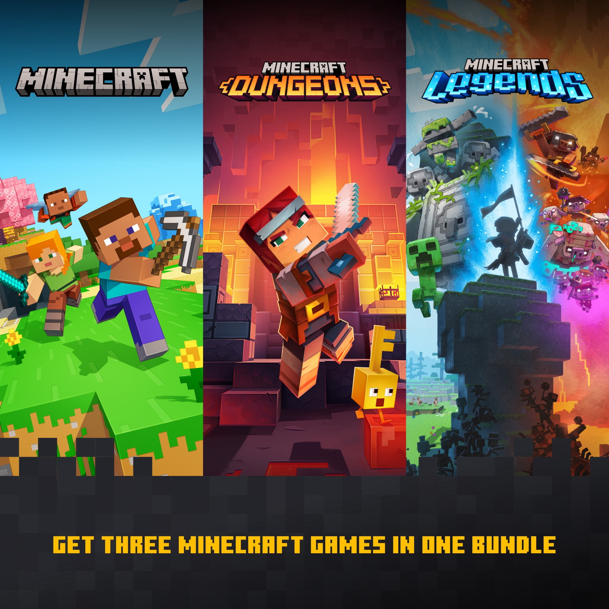 Minecraft Triple Bundle - Windows 10 [Digital]