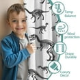 thumbnail image 3 of Blackout Kids Curtains,Cute Dinosaur Pattern Childrens Insulated Curtains Set Of 2,Bedroom Essentials,Toddler Room Decor 42x63in(106x160cm), 3 of 4