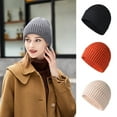 Morttic Beanie Hat for Women Men Winter Hat Womens Cuffed Beanies Knit