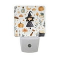 thumbnail image 6 of Yayeee LED Night Light for The Home Plug in With Light Sensors 2 Pack, White Magical Halloween Girl, 6 of 6