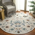 thumbnail image 2 of SAFAVIEH Blossom Wardell Floral Area Rug, Sage/Blue, 6' x 6' Round, 2 of 8