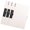 Horizontal-White, variant on Letter Size Binder Punchless with Spring Action Clamp, Documents Folder with Side Clamp Letter Size Clip File Folder