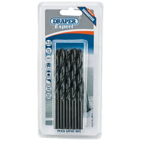 

Draper H29MC Expert 9.0mm HSS Drills Card Of 10