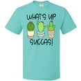 thumbnail image 3 of Inktastic What's Up Succas Funny Cacti Plants T-Shirt, 3 of 5