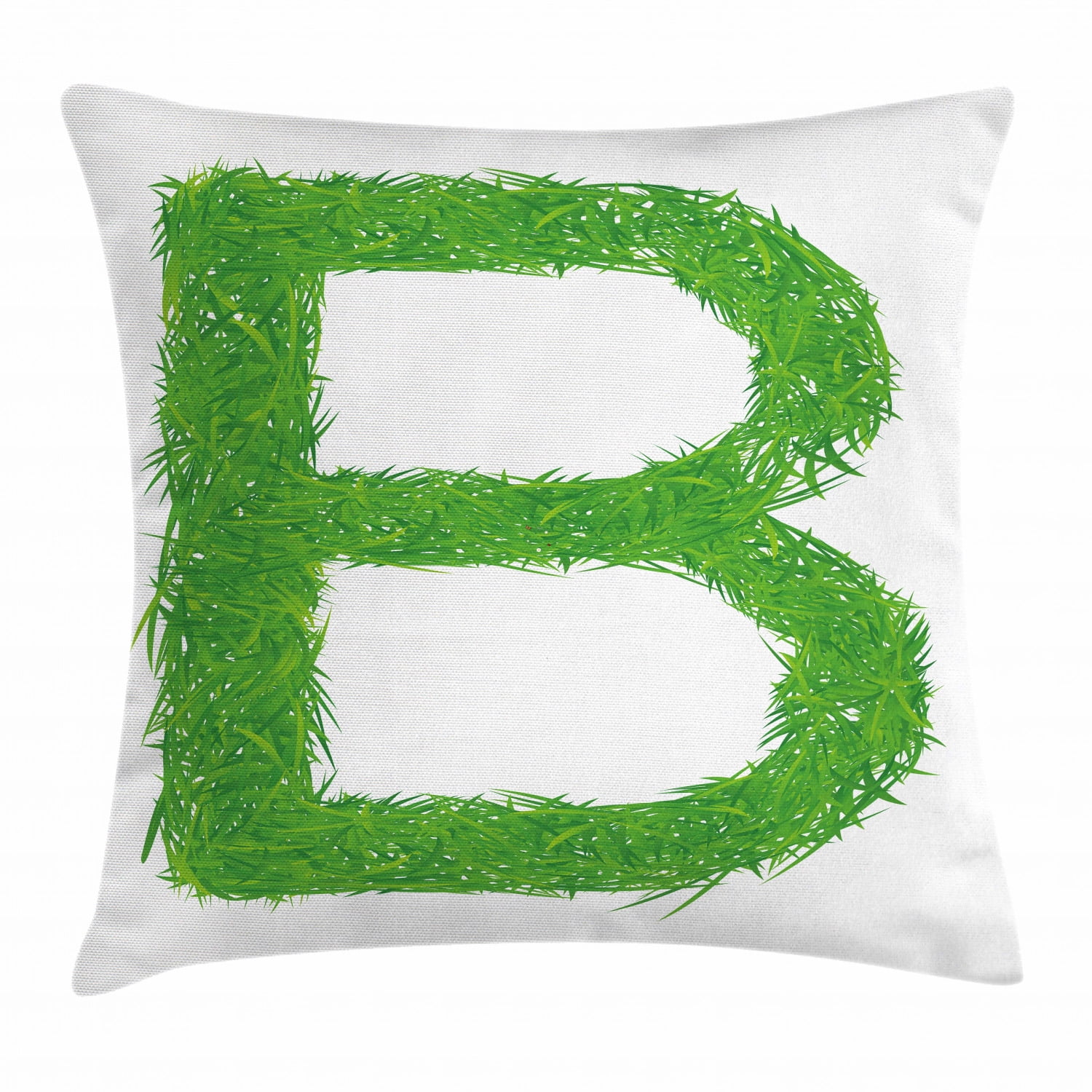 Letter B Throw Pillow Cushion Cover, Kids Baby Boys Children Capital B
