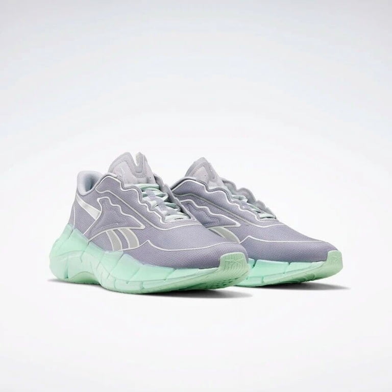 NIB ?Victoria Beckham x Reebok Unisex Zig Kinetica Grey Green Sneaker-M/6;W/7.5 Reebok Unisex Zig Kinetica Victoria Beckham Shoes Grey Green  main image 2