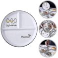 thumbnail image 3 of Ceramic Divided Dinner Plate - Oven-Safe Sectioned Plate for Portion Control & Meal Prep, 3 of 3