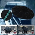 thumbnail image 4 of Unique Bargains Portable Windproof Folding Inverted Umbrella with Cover Blue, 4 of 6