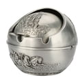 thumbnail image 3 of Durable Ashtray, Round Ball Ashtray Pattern Gift Round Ashtray, For Car Men Home Decoration, 3 of 8