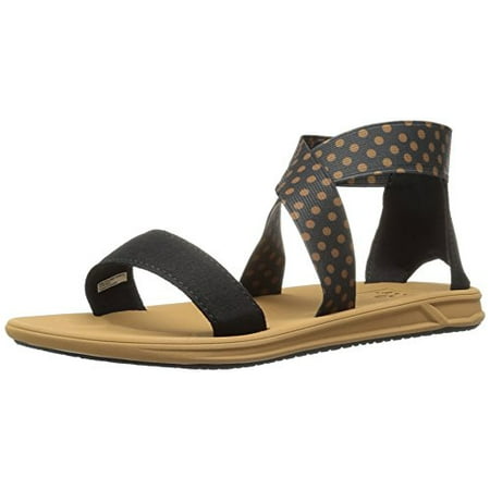 

Reef Girls Little Rover HI Flip Flop Natural Dots 7/8 M US Toddler
