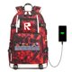 thumbnail image 1 of Mochila escolar de gran capacidad para hombre y mujer, morral de viaje para ordenador portátil, resistente al agua, con carga USB, a la moda, 1 of 4