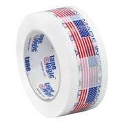 Tape Logic Made In USA Preprinted Carton Sealing Tape, 3" Core, 2" x 110 Yd., Multicolor, Pack Of 18