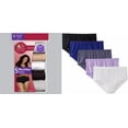 thumbnail image 3 of Fruit of the Loom Women's 5 Pack Microfiber Brief Panties, Assorted, 10, 3 of 4