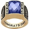 Order Now for 2025 Graduation, Freestyle Men's Yellow Celebrium Classic Deco Class Ring, Personalized, High School or College Graduation