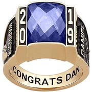 Order Now for 2025 Graduation, Freestyle Men's Yellow Celebrium Classic Deco Class Ring, Personalized, High School or College Graduation