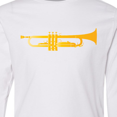 thumbnail image 4 of Inktastic Trumpet Gold Brass Music Instrument Long Sleeve Youth T-Shirt, 4 of 5