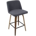 thumbnail image 4 of Toriano Mid-Century Modern Counter Stool by LumiSource, 4 of 7