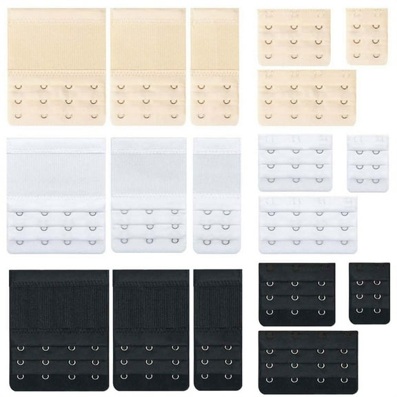 18 PCS Bra Extender Set Adjustable Hook & Eye Bra Strap Extender for Comfort and Fit