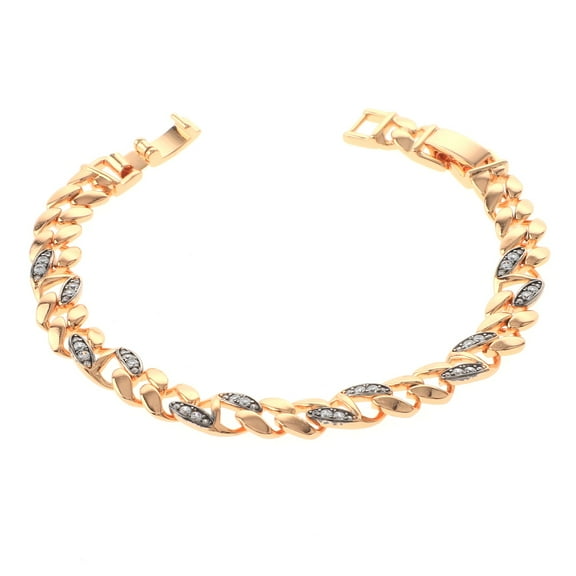 Gold Plated Latch Bracelet