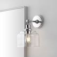 thumbnail image 4 of Safavieh Lansor Glam Wall Sconce, Chrome/Clear, Set of 2, 4 of 10