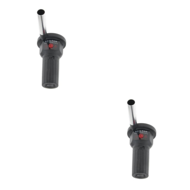 Soidarity Mini ventilador para barbacoa, soplador de aire para acampar al aire libre, Picnic, parrilla de carbón, barbacoa Tipo 1 2piezas