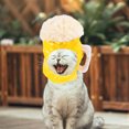 thumbnail image 2 of Décoration de Bonnet pour Animaux de Compagnie Forme de Tasse de Bière Couvre-Chef Léger en Peluche, 2 of 8