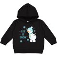 thumbnail image 2 of Inktastic Let It Snow Snowman Toddler Hoodie, 2 of 4