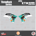 thumbnail image 2 of Kalair GFX Graphics Kit for Ktm 65SX SX65 (2009-2015) Throwback Series, 2 of 5