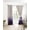 Purple, variant on Grey Ombre Blackout Curtains 90 Inches Long for Bedroom, Summer Minimalist Ocean Waves Thermal Insulated Room Darkening Black Out Window Curtain Panels Grommet Drapes for Living Room