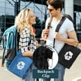 thumbnail image 5 of PAVILIA Travel Blanket Pillow in Soft Bag with Pockets, Airplane Blanket Set, Plane Blanket Compact Packable, Flight Essentials Car Pillow, Travelers Accessories Gifts, Luggage Strap, Black, 5 of 8