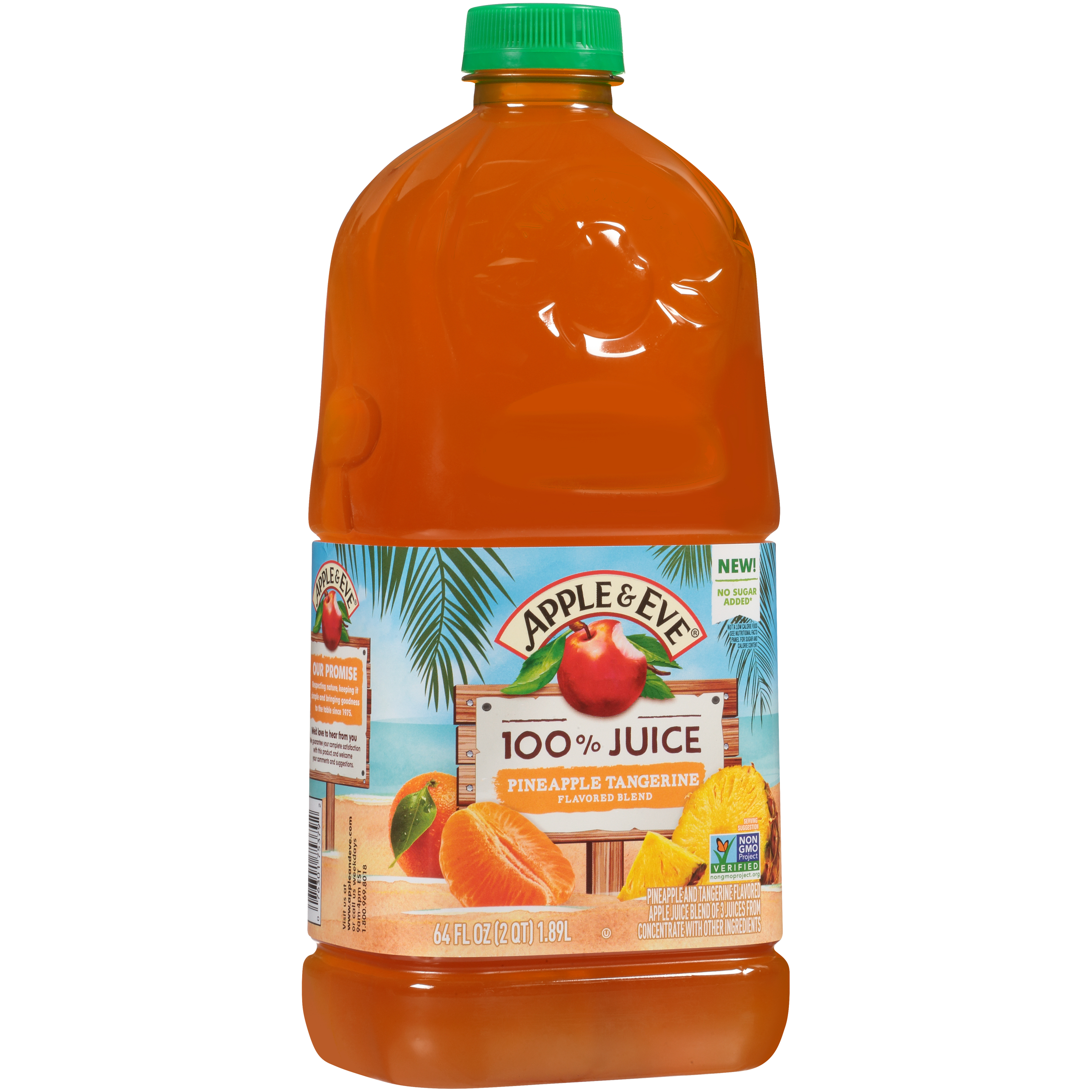 Apple & Eve, Tropical Pineapple Tangerine, 100% Juice, 64 oz