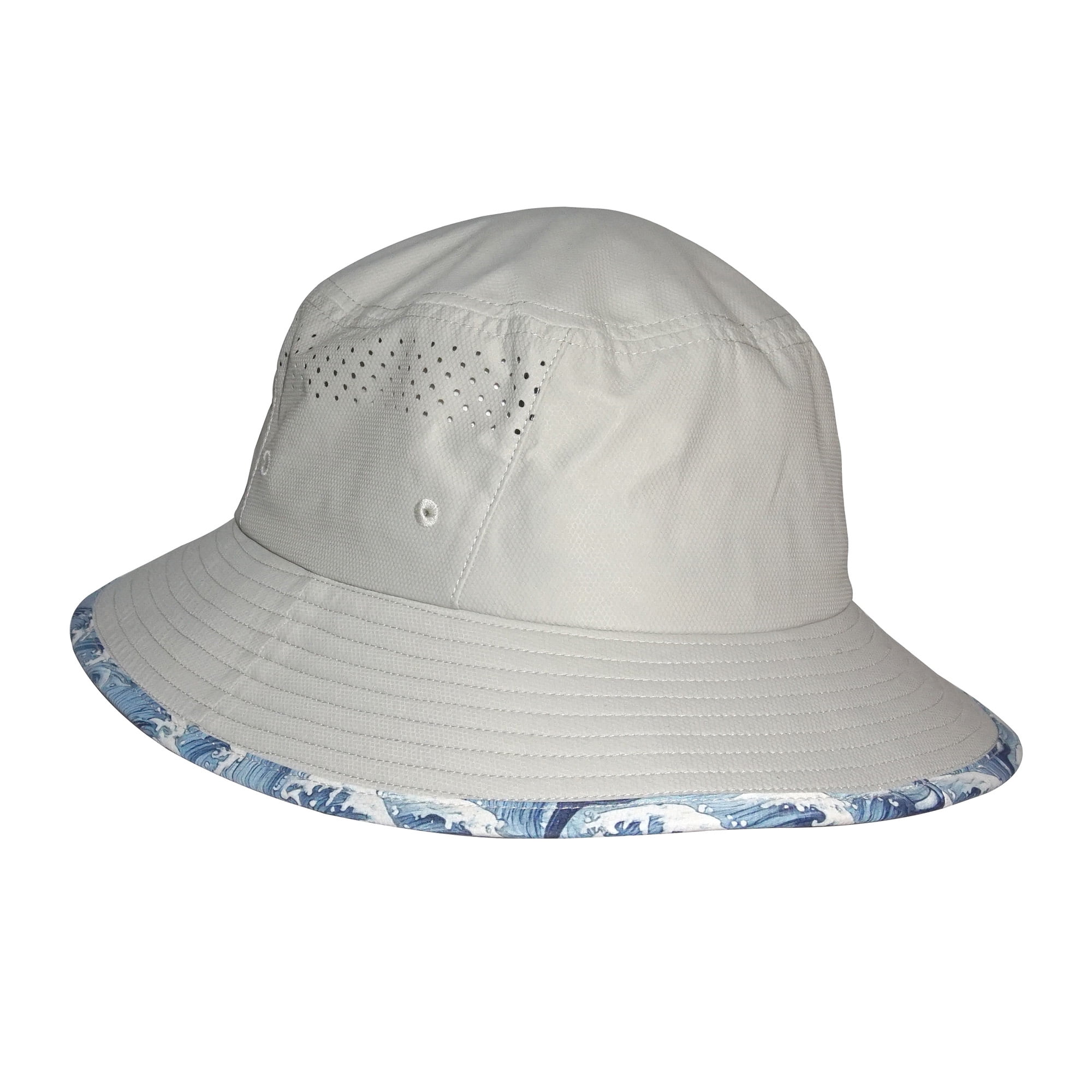 Fishing Life Marlin Waves Performance Bucket Hat - Adult Unisex