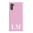 thumbnail image 1 of Personalised Pink x White Initials Samsung Galaxy Note 10 Case,iPhone 16 Plus, 1 of 3