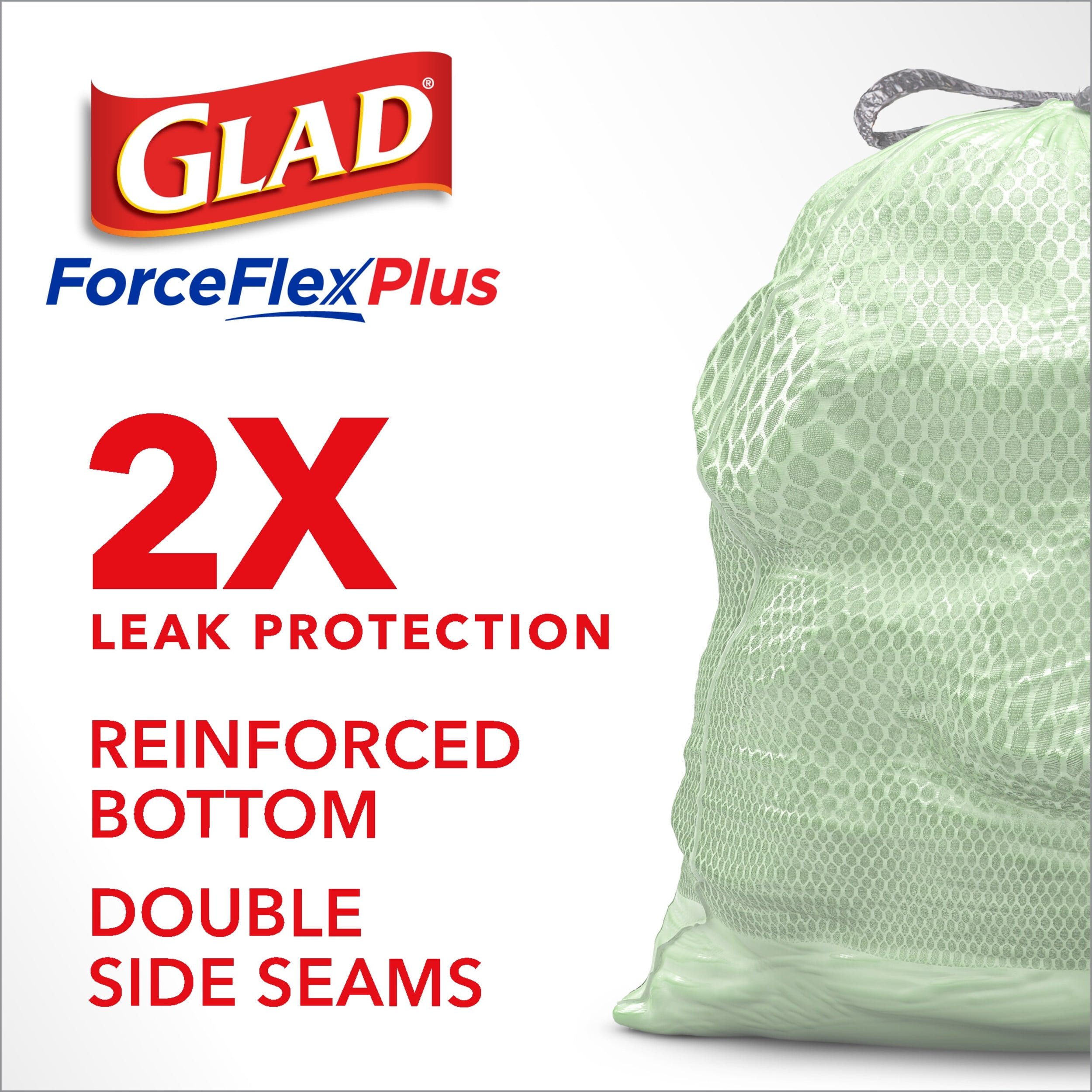 Glad Febreze 13 Gal. Fresh LeakGuard Tall Kitchen White Trash Bag  (40-Count) - Pryor Lumber