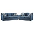 thumbnail image 1 of Ensemble Canapé et Causeuse Reilly - Bleu, 1 of 7