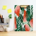 thumbnail image 6 of FMSHPON Watermelon Palm Leaves Summer Clipboard Hardboard Wood Nursing Clip Board and Pull for Standard A4 Letter 13x9 inches, 6 of 8
