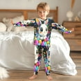 thumbnail image 6 of BZSMCE Unisex Pajama Set Snug-Fit Cotton Sleepwear Colorful Bunny Bliss Printed, 6 of 7