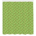 thumbnail image 3 of Ambesonne Jazz Music Shower Curtain, Saxophones on Green, 69"Wx84"L, Green Yellow Brown, 3 of 3