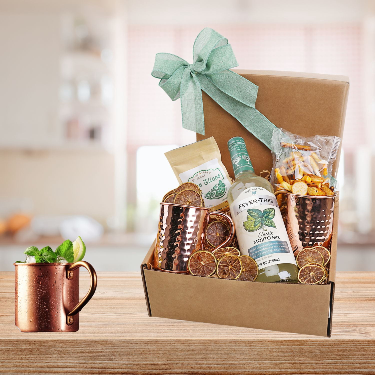 Alder Creek Gift Baskets Minty Mojito Delight (5 Pieces)
