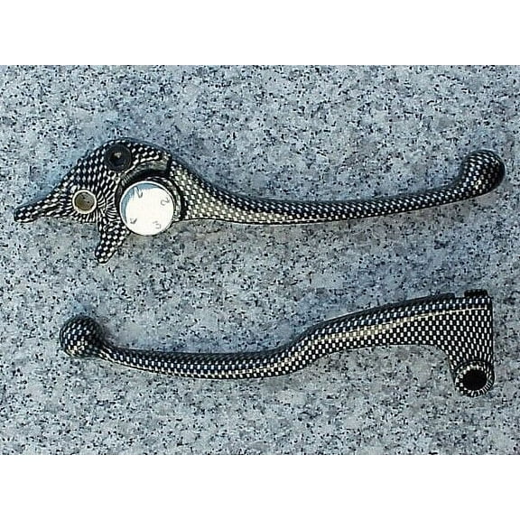 1995-2008 Yamaha YZF600 YZF600R YZF 600 600R CARBON FRONT BRAKE & CLUTCH LEVERS