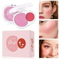 thumbnail image 5 of HYLLai Double Powder Blusher Mud Soft And Glutinous Feeling Facial Beautification And Brightening Powder Blusher Cream, 5 of 5