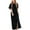 Black, variant on XFLWAM Womens Crew Neck Bell Sleeve Velvet Winter Formal Dresses Elegant Fall Maxi Evening Party Dress Black S