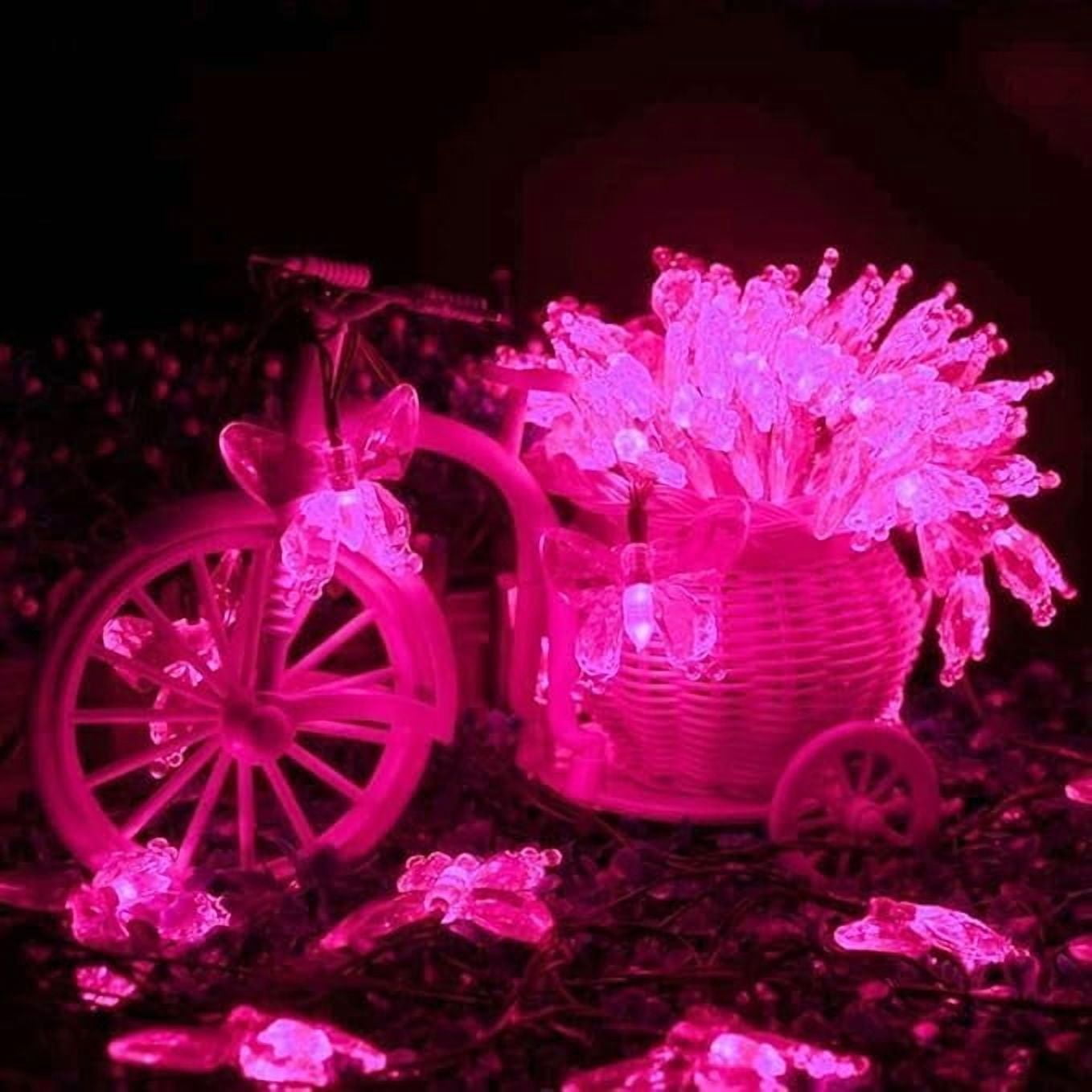 Butterfly String Lights, 5m 20LED Outdoor Solar Powered String Light 8Mode Indoor for Garden Home Wedding Party Christmas Lighting Decoration