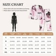 thumbnail image 6 of Disketp Pajamas Set Long Sleeve Sleepwear Womens Button Down Nightwear Pj Sets-Eiffel Tower And Butterflies, 6 of 9