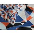 thumbnail image 4 of Ambesonne Mid Century Quilted Bedspread Set 3 Pcs, Colors Shapes Grid, King Size, Multicolor, 4 of 5