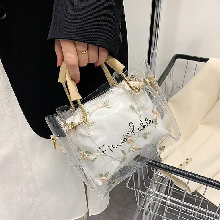 little Clear bag pvc tote purse