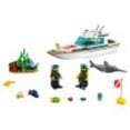 thumbnail image 3 of LEGO City Great Vehicles Diving Yacht 60221 Ship Building Toy and Diving Minifigures (148 Pieces), 3 of 6