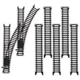 thumbnail image 2 of 1 Juego de accesorios de vías de tren, vía de tren de plástico, modelo de juguete de construcción, vías de ferrocarril para mesa de comedor de árbol de Navidad, 2 of 5
